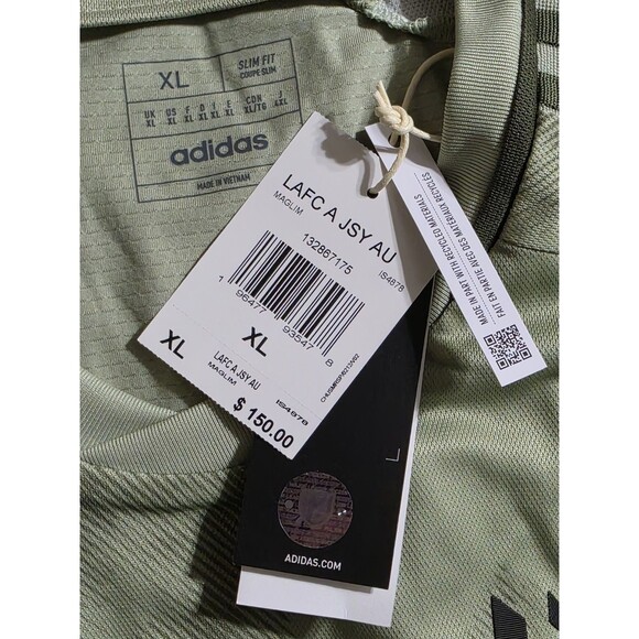 New Adidas MLS LAFC Los Angeles FC 23/24 Authentic Jersey IS4878 Men's Size XL - Picture 15 of 15